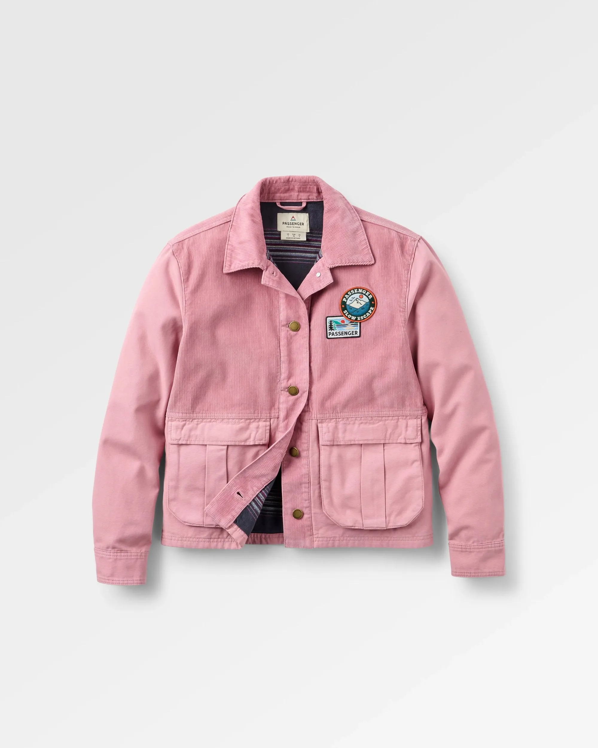 Nomad Corduroy Overshirt - Pink Haze Practical Choice Wrinkle-Free