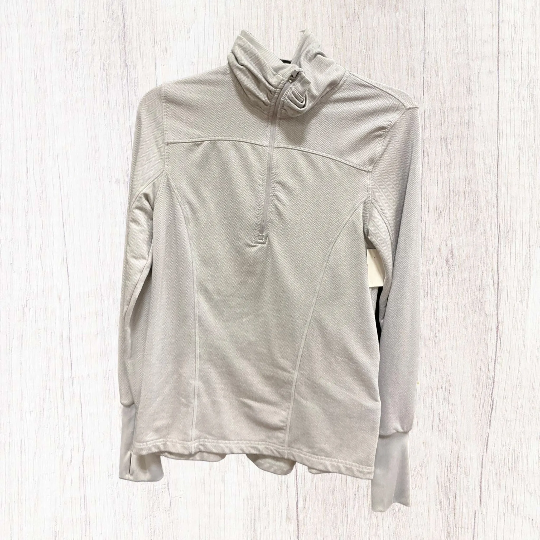 Seamless Street Fit ReflectiveTrimDetails Athletic Jacket By Mondetta In Grey, Size: M