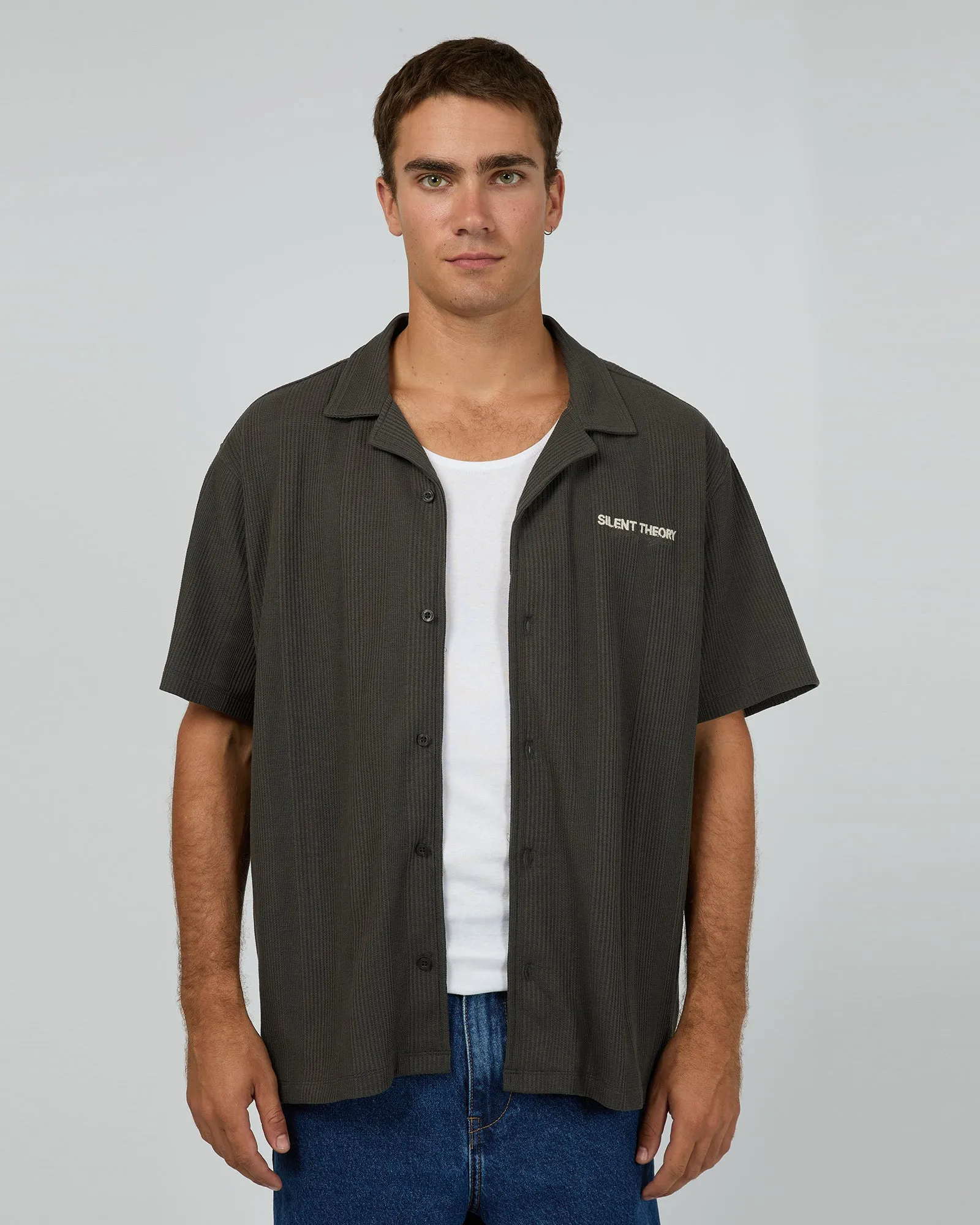 Rico Ss Shirt Charcoal Breathable fabric