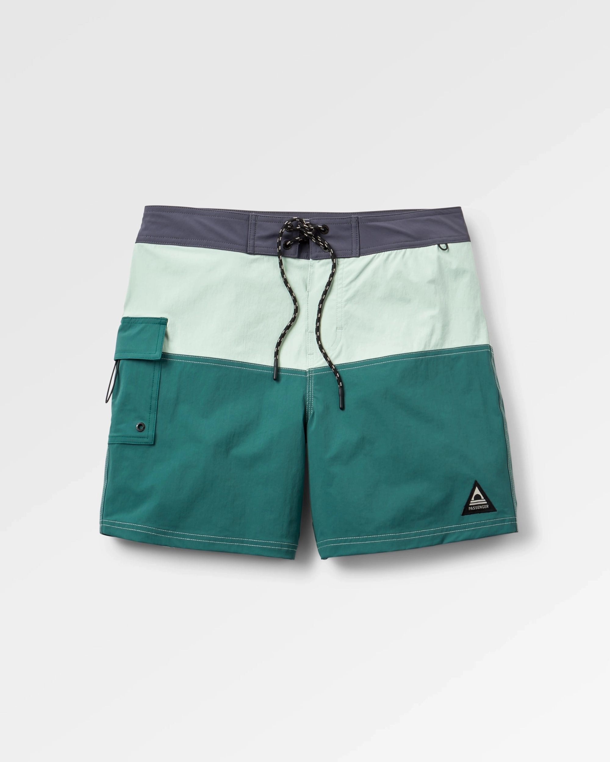 Anti Odor Technology Cutback NetPlus? Recycled Boardshort - Spearmint/Deep Ocean