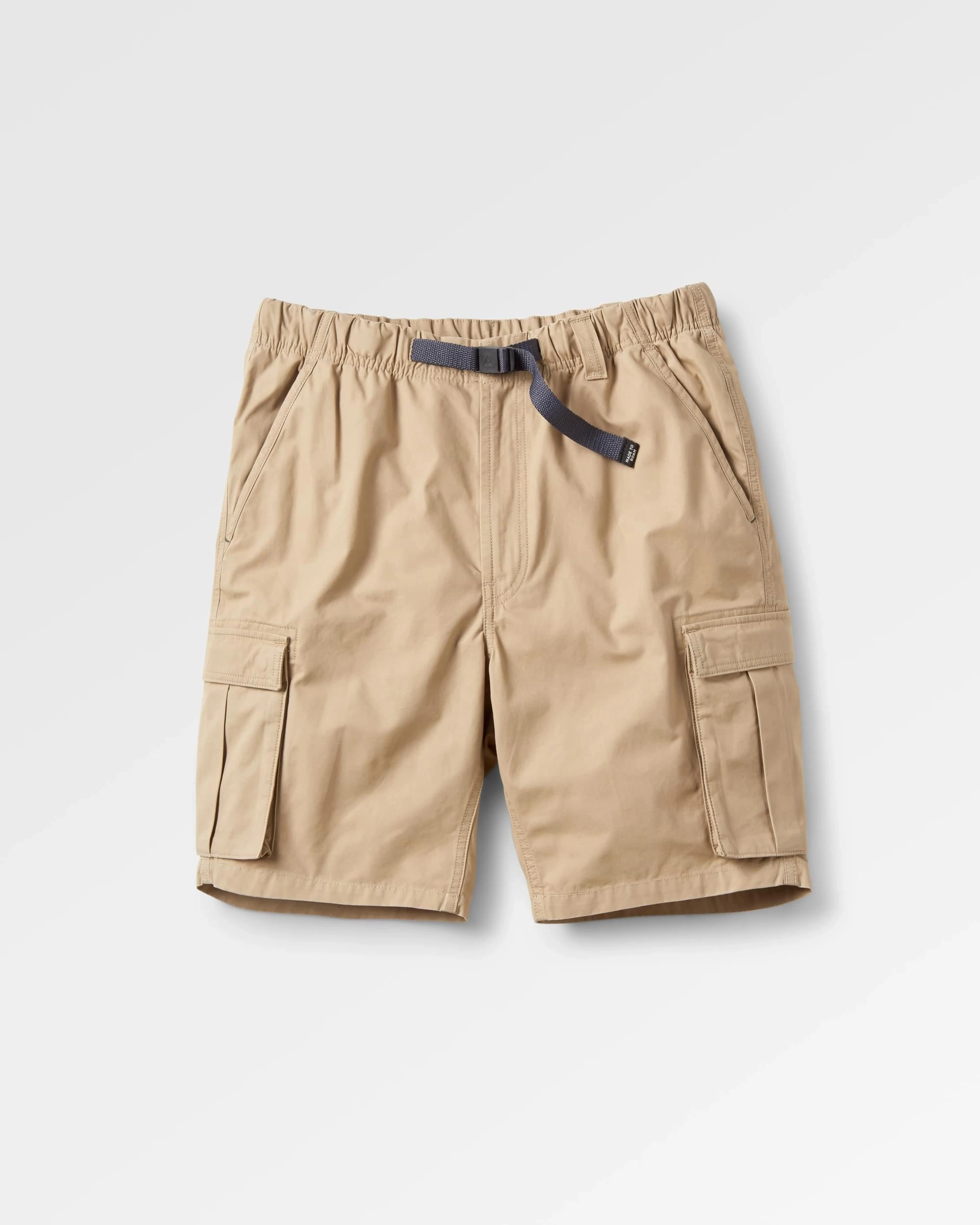 Simple Mood Adventurer Cargo Cotton Short - Chinchilla Brown