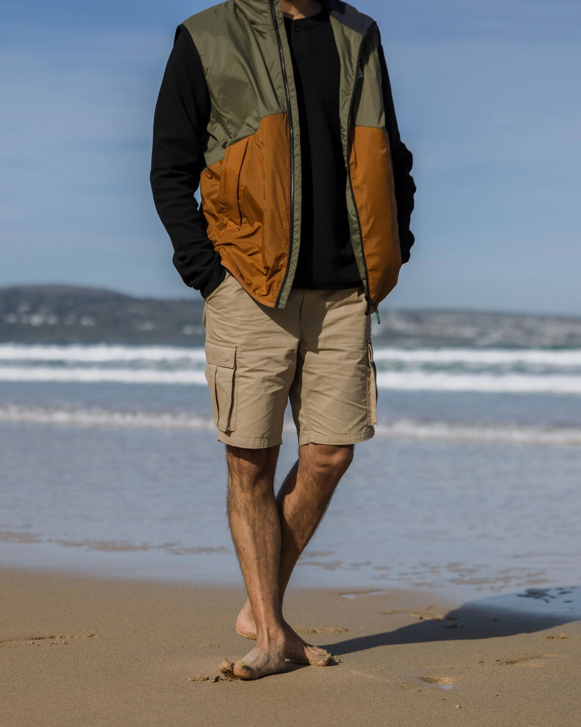 Adventurer Cargo Cotton Short - Chinchilla Brown Flex Fit Design Multi Directional Flex