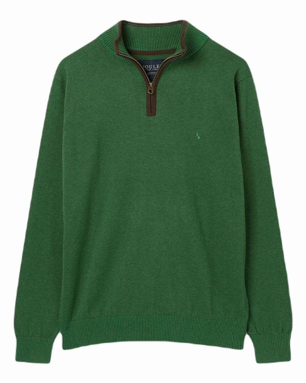 Non Restrictive Cuff Joules Hillside Quarter Zip Knit Jumper
