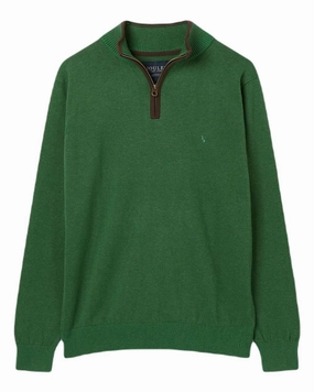 Non Restrictive Cuff Joules Hillside Quarter Zip Knit Jumper