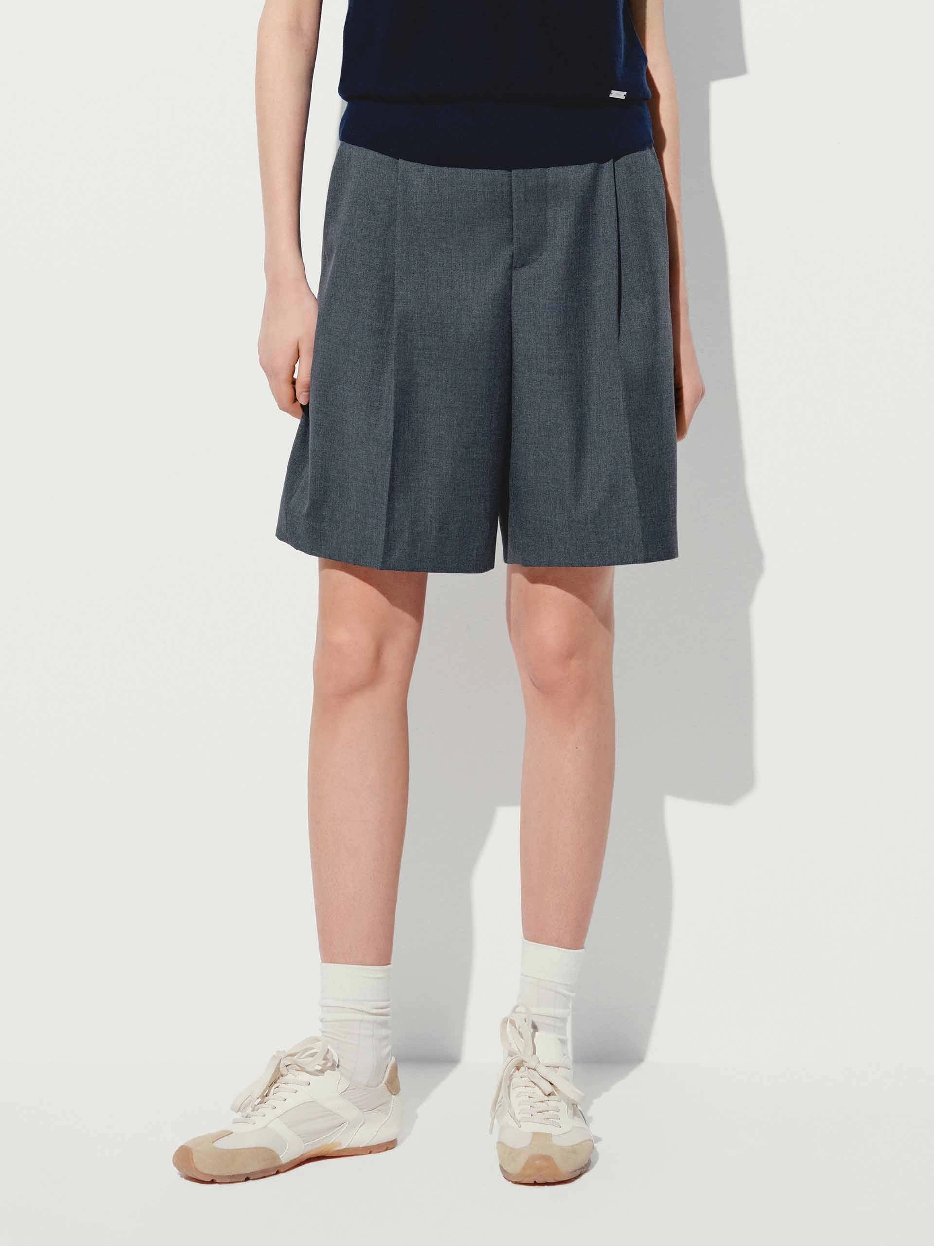 Tailored Bermuda Shorts Quick Slip