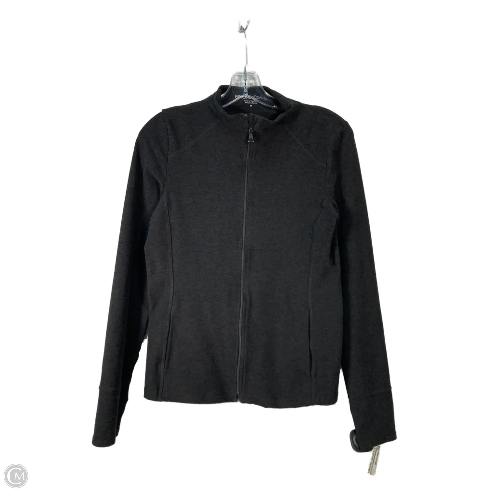 Sunday Walk Style Non Restrictive Fit Athletic Jacket By Beyond Yoga In Grey, Size: M