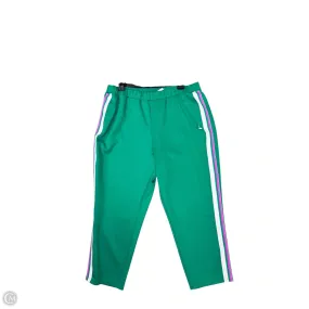 Quick Change Stylish Fit Athletic Pants By Fabletics In Green, Size: 2x
