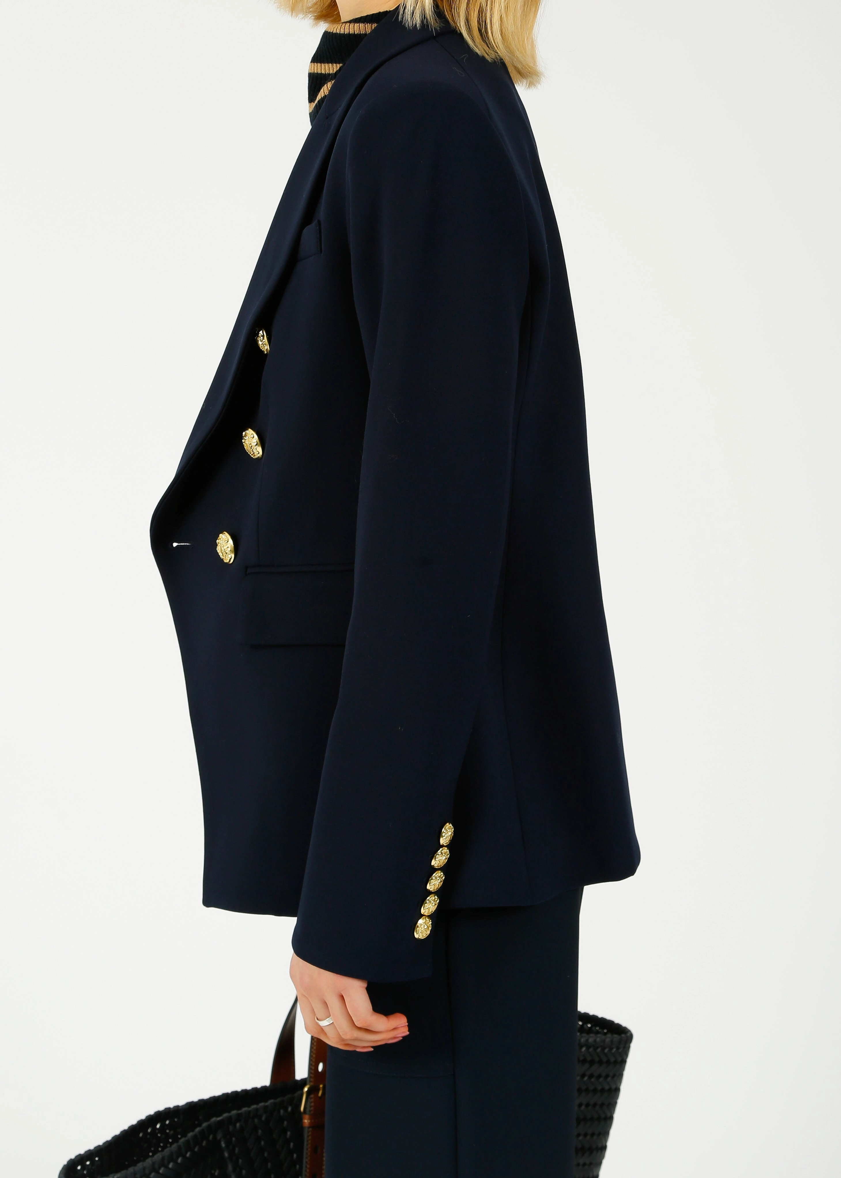 Weekend Casual Fit Veronica Beard Miller Dickey in Navy