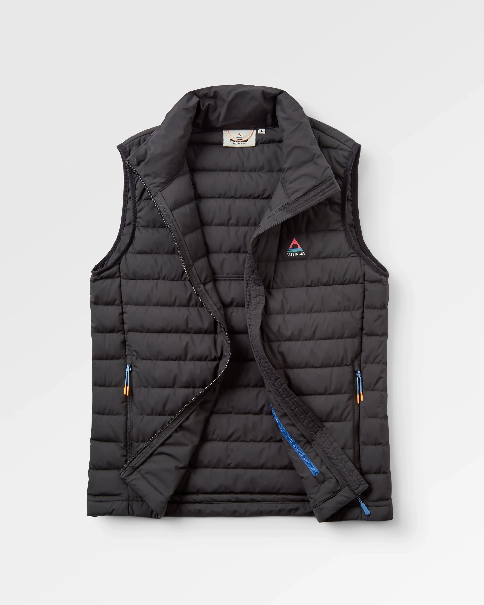 Waterproof Fabric Stretchable Material Northstar Down Recycled Gilet - Black