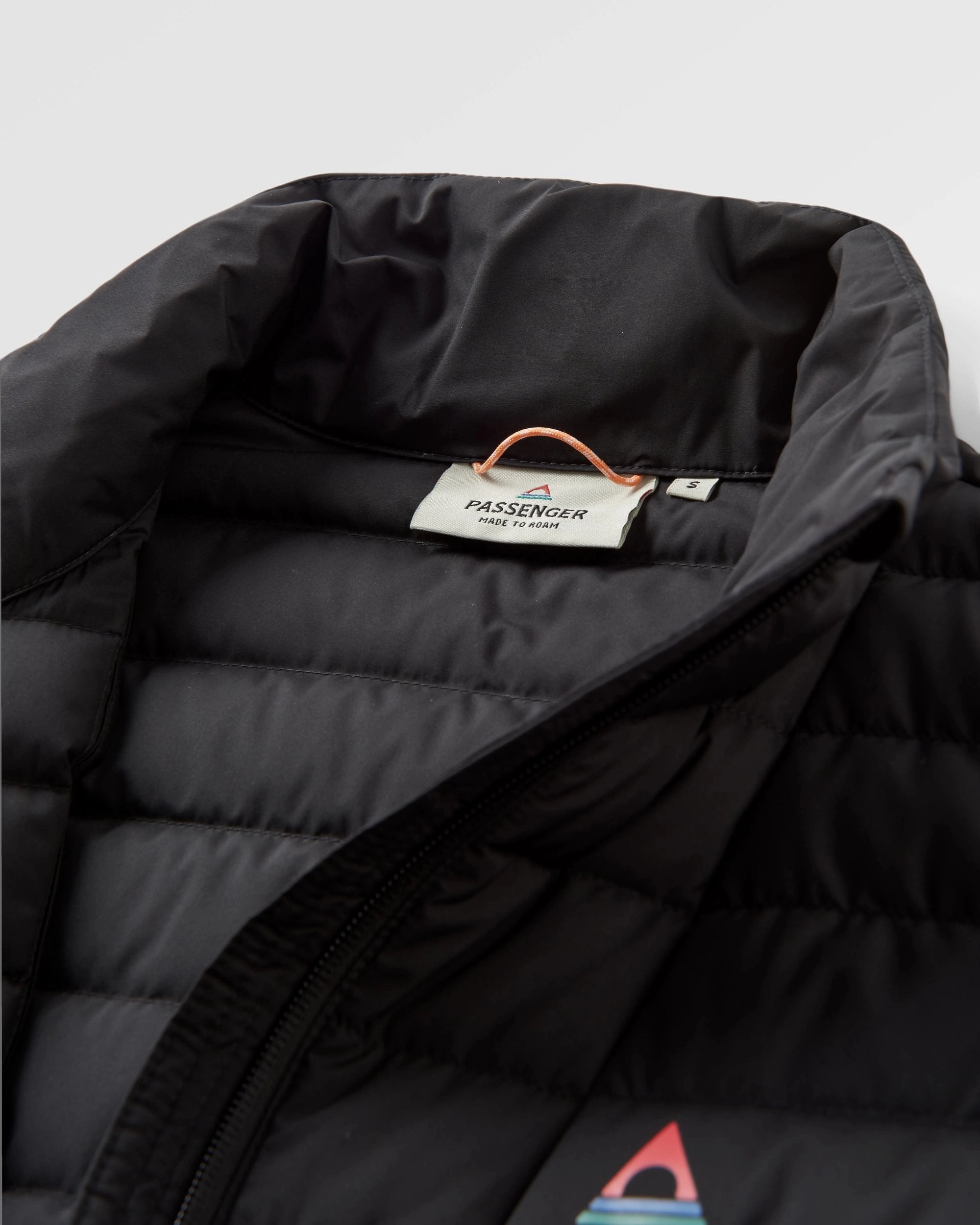 Northstar Down Recycled Gilet - Black Layered Collar Design Airy Layer Fit