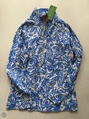 Athletic Jacket By Lilly Pulitzer In Blue, Size: Xs All Day Comfort Durable Water Repellent Finish