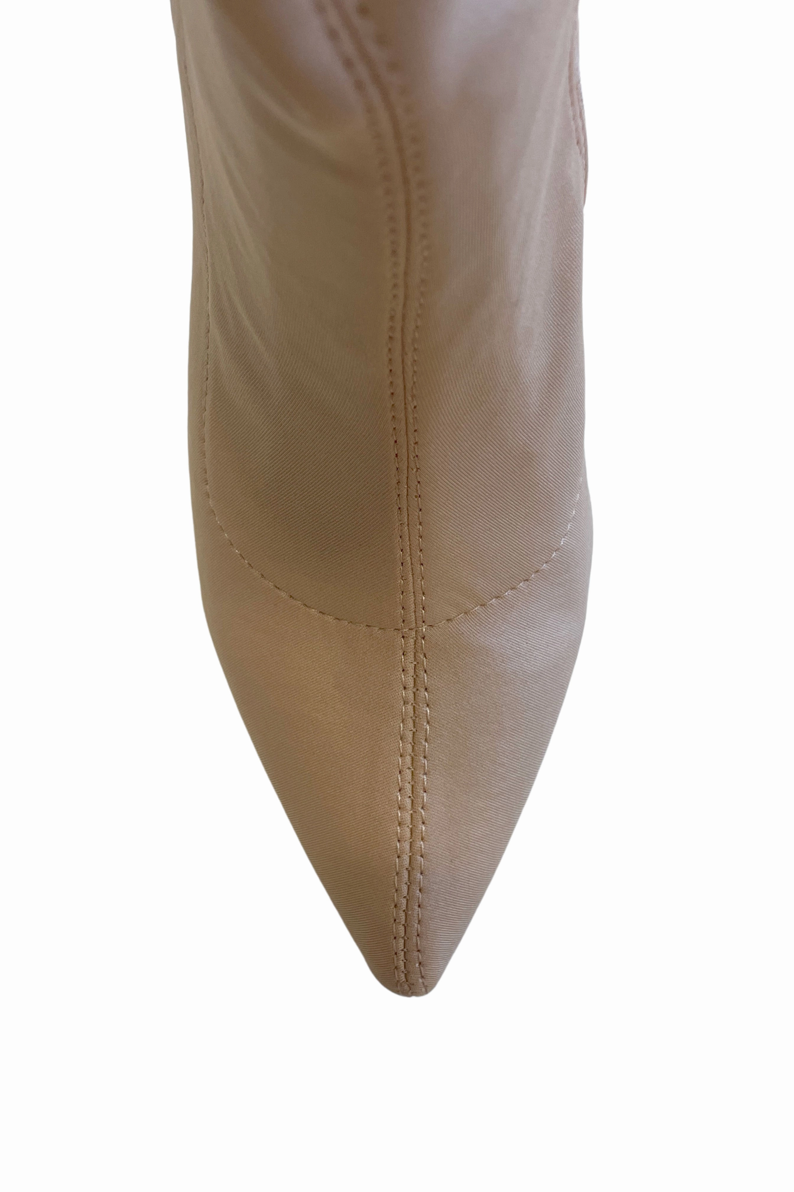Nude Sock Bootie Reinforced Eyelets