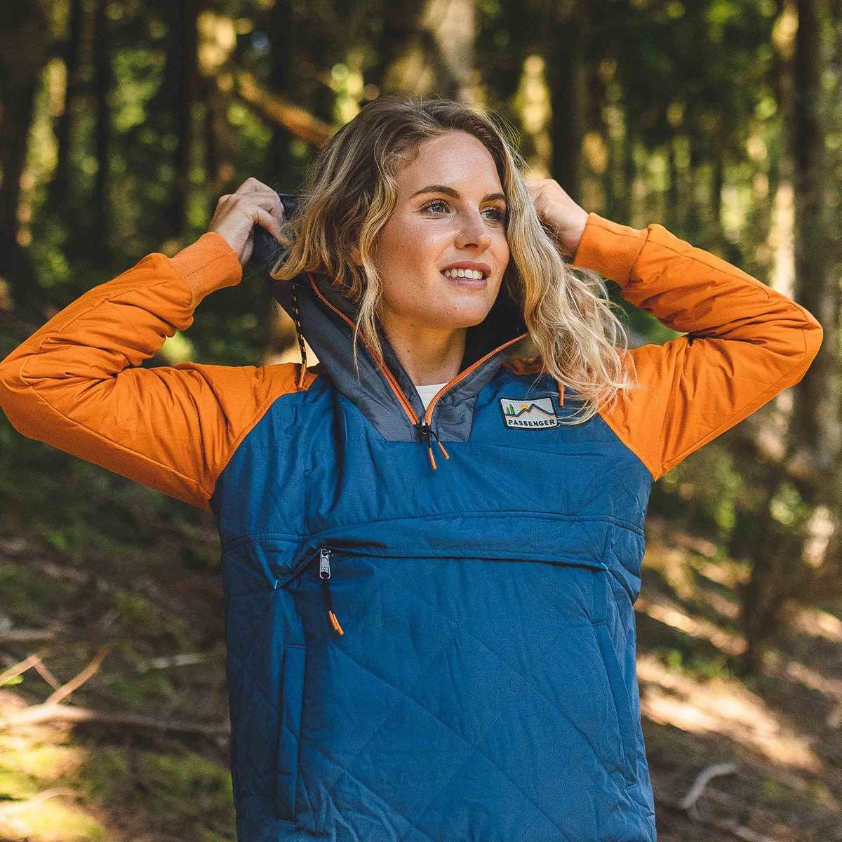 LowProfile Design Smart Weather Style Ocean Recycled Insulated 1/2 Zip Jacket - Ensign Blue