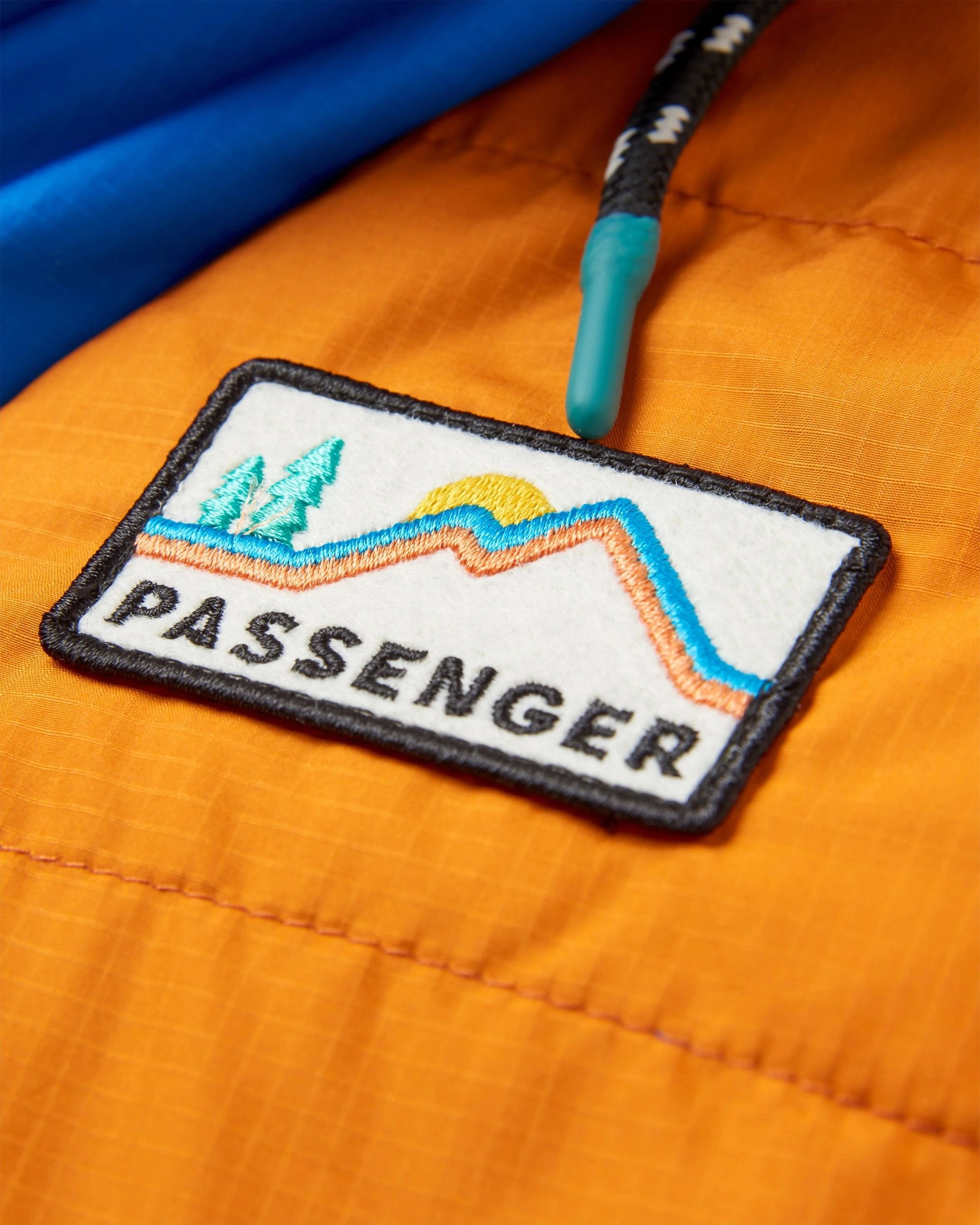 Ocean Recycled Insulated 1/2 Zip Jacket - Sunrise Orange Ultra Light Packable