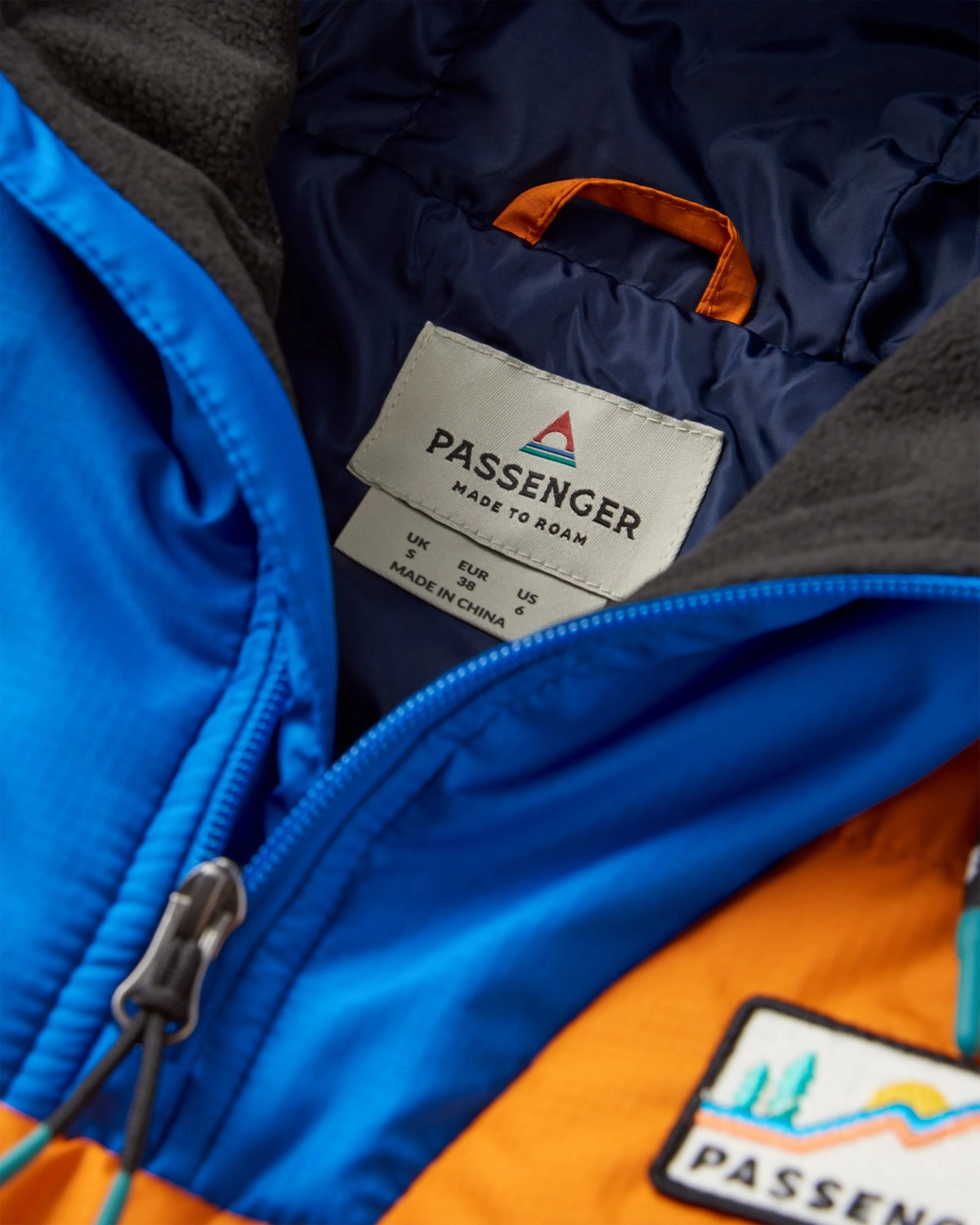 Rain Guard Ocean Recycled Insulated 1/2 Zip Jacket - Sunrise Orange