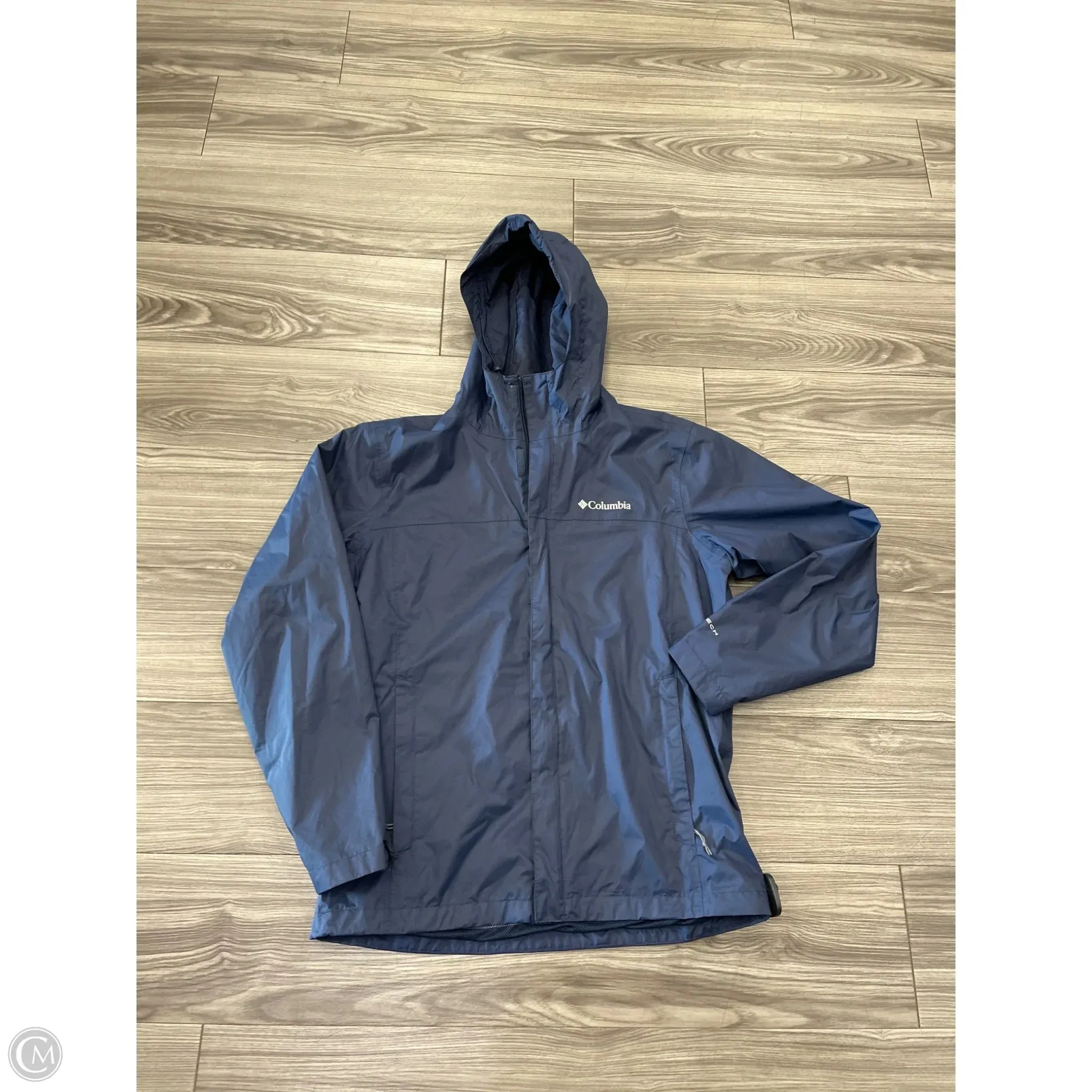 Athletic Jacket By Columbia In Blue, Size: M AdjustableCuffs Day To Day