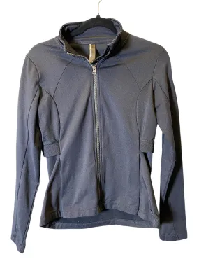Athletic Jacket By Mondetta In Black, Size: S Breathable Layer Houndstooth Print