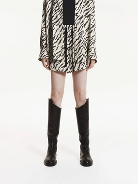 Tiger Print Elastic Shorts Cool Touch