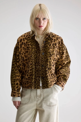 MeshLinedVents Bellerose Wyat Leopard Jacket