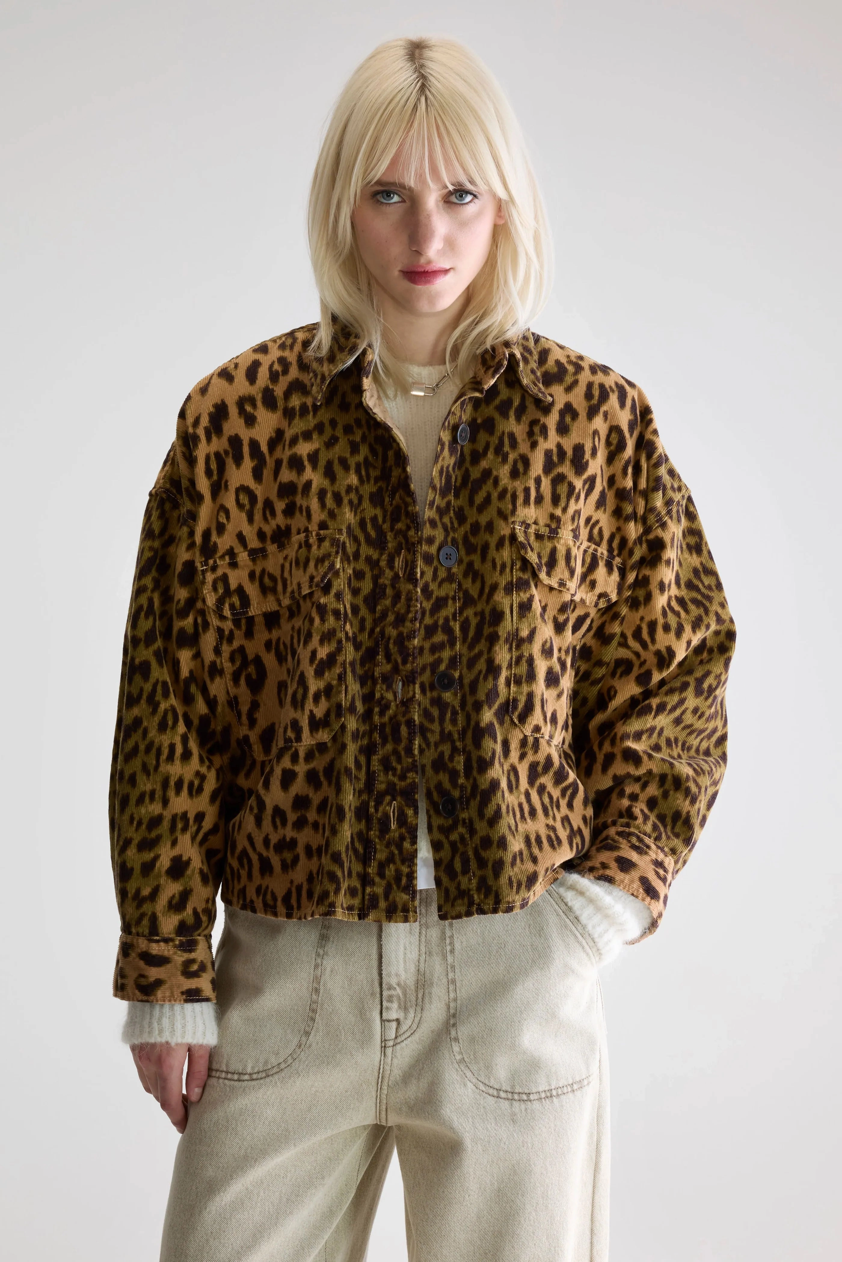 MeshLinedVents Bellerose Wyat Leopard Jacket
