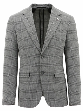 Turin Buggy Grey Checked Sports Jacket Compressed Packing Design