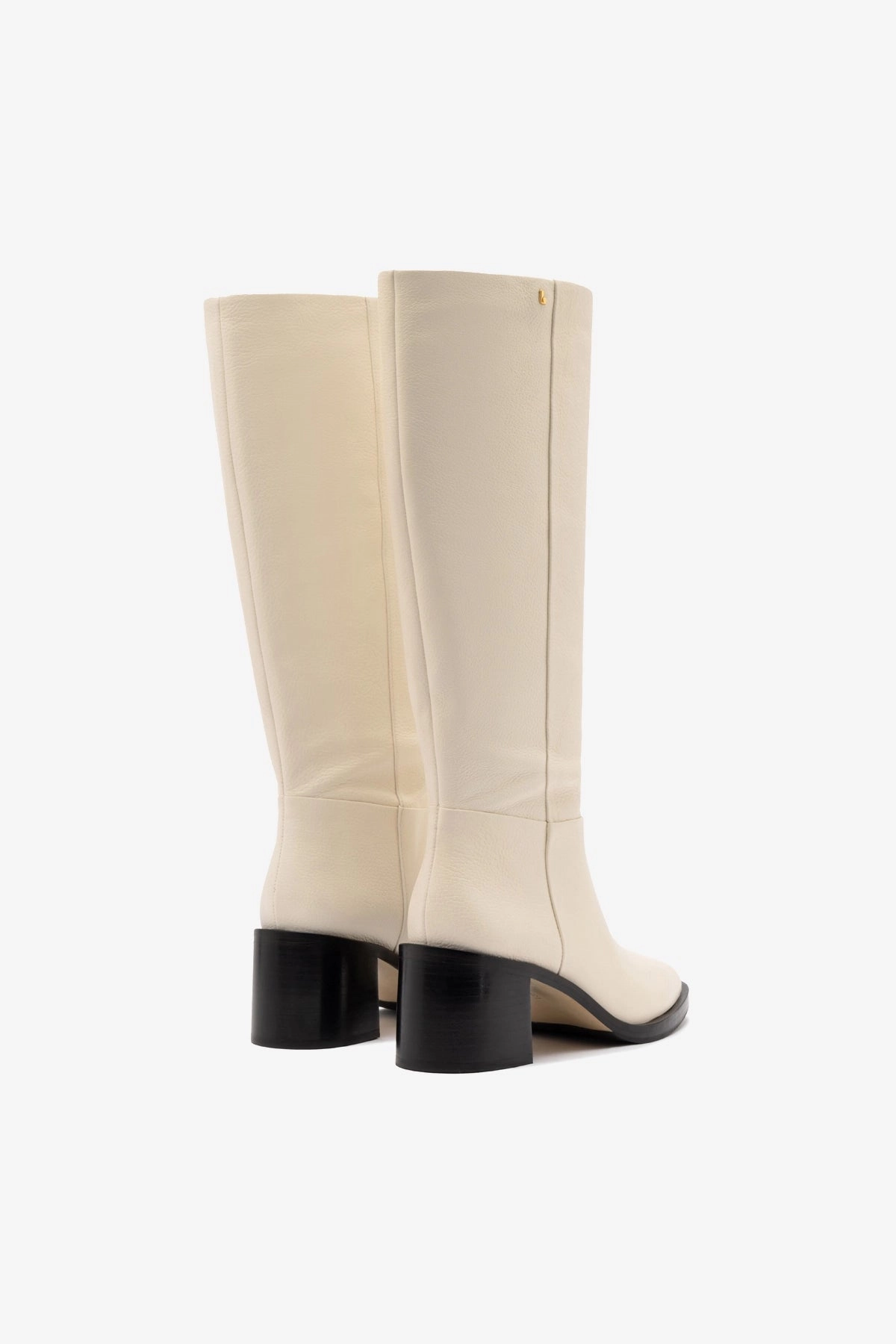 Ricky Boot In Ivory Leather Beach Walk