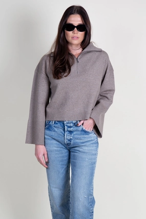 Essential Layer FadeResistant SUNDAYS | Jemma Sweater - Stone