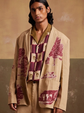 Odyssey Blazer Neutral Look Flame retardant