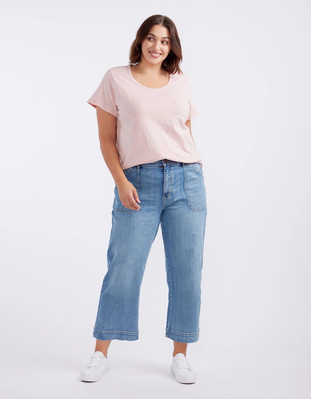 Original Round Neck T-Shirt - Dusty Rose Minimalist Apparel