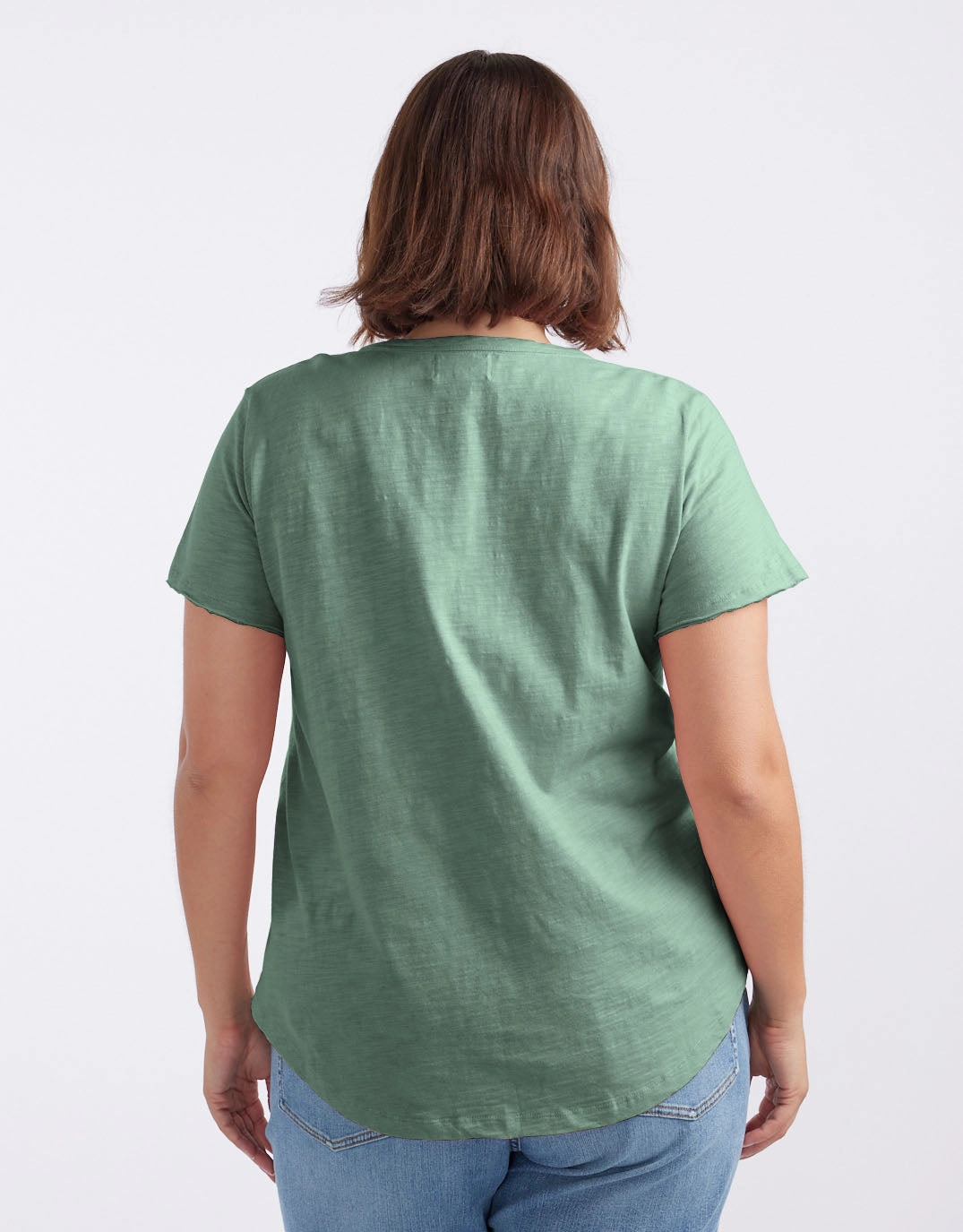 Seasonal Fashion Everyday Fashion Original V Neck T-Shirt - Thyme