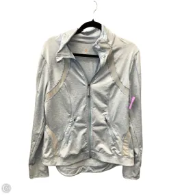 Athletic Jacket By Tangerine In Blue, Size: L Roll Up Storage Design Moisture Management Fabric