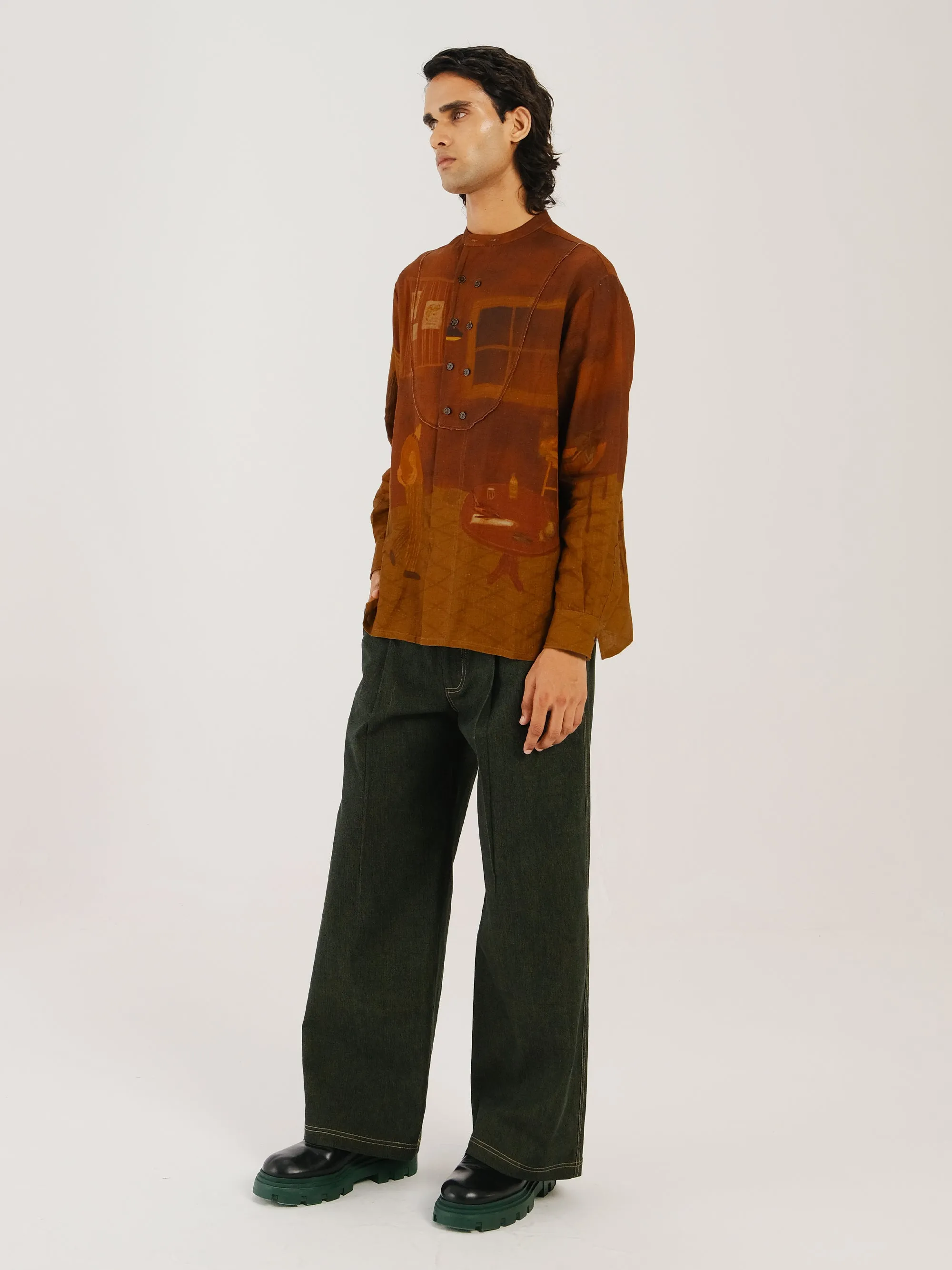 Overlap Shirt Loose Comfort