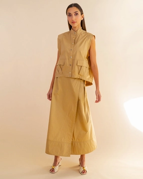 Evelyn Skirt - Camel Full Circle