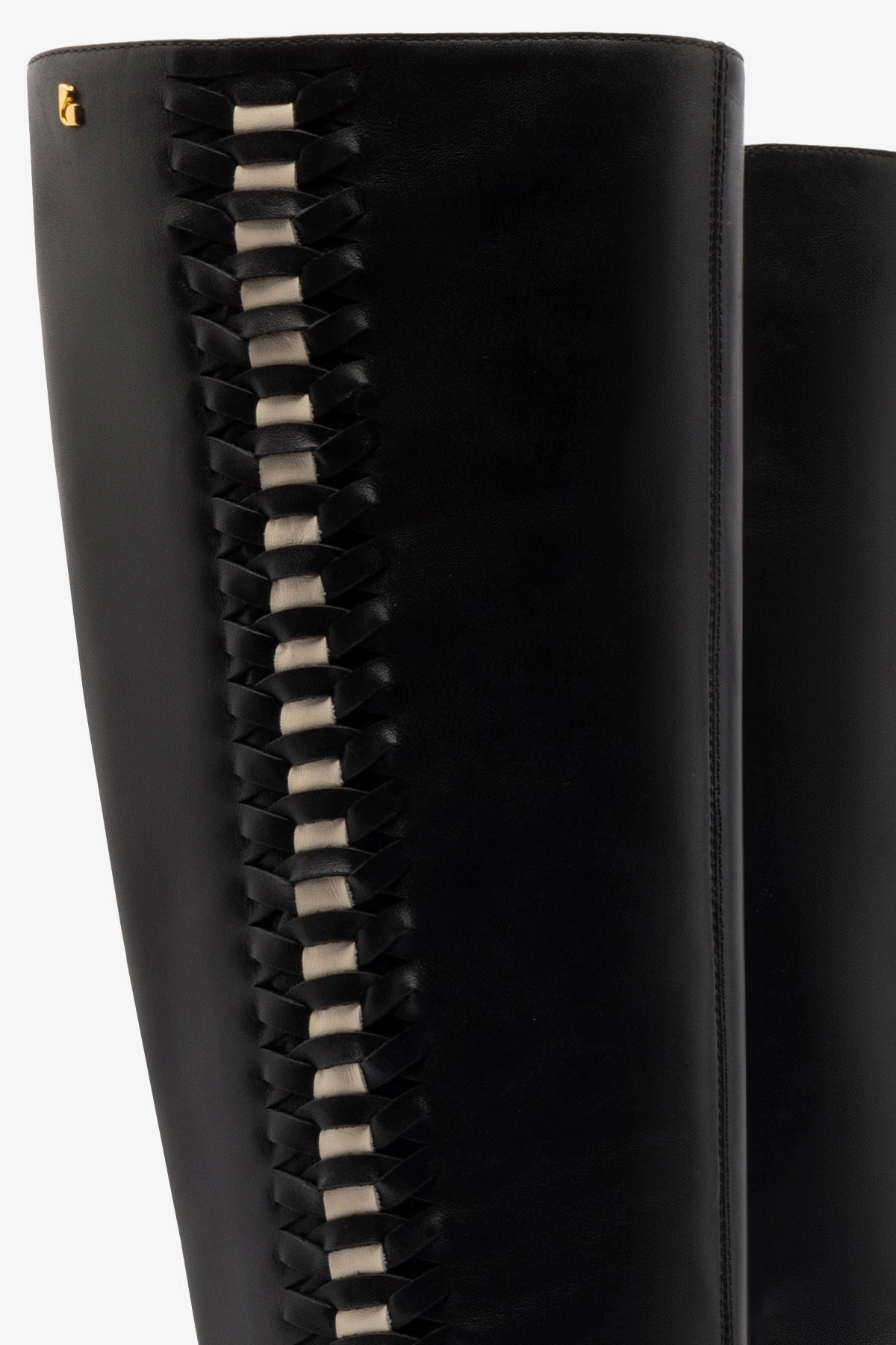 Construction Ready Fashionable Kate Boot In Black Leather