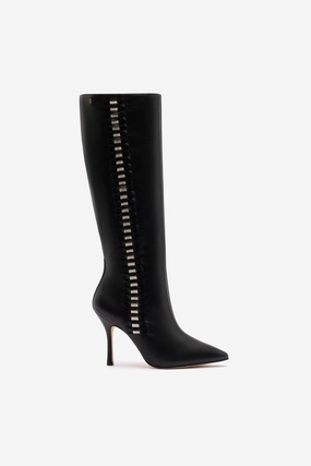 Shockproof No Laces Kate Boot In Black Leather