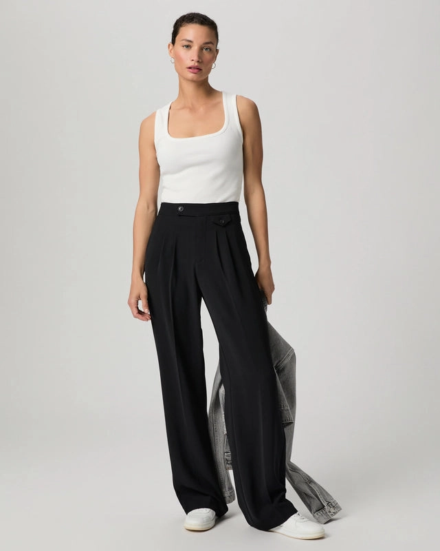 Breathable wear Ultra Stretch Paige Jeans Brigida Pant in Black