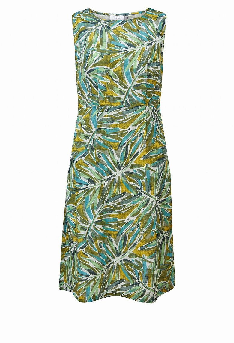 Palm House Valerie Dress ?C Green Mix Everyday-Comfort Interchangeable-Detail