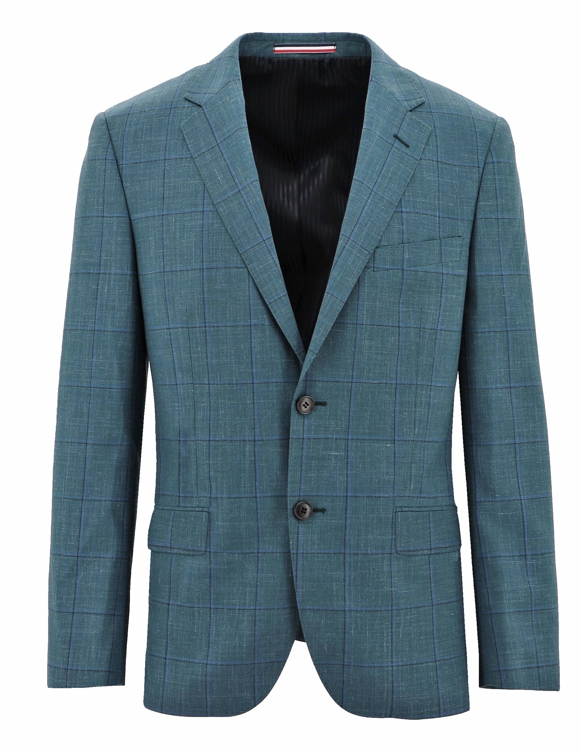 Parker Buggy Teal Checked Sports Jacket Insulated Warmth