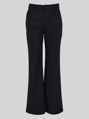 PC7361 -  Pernille Flared Trousers - Black Performance Ready Wear Resistant Fabric