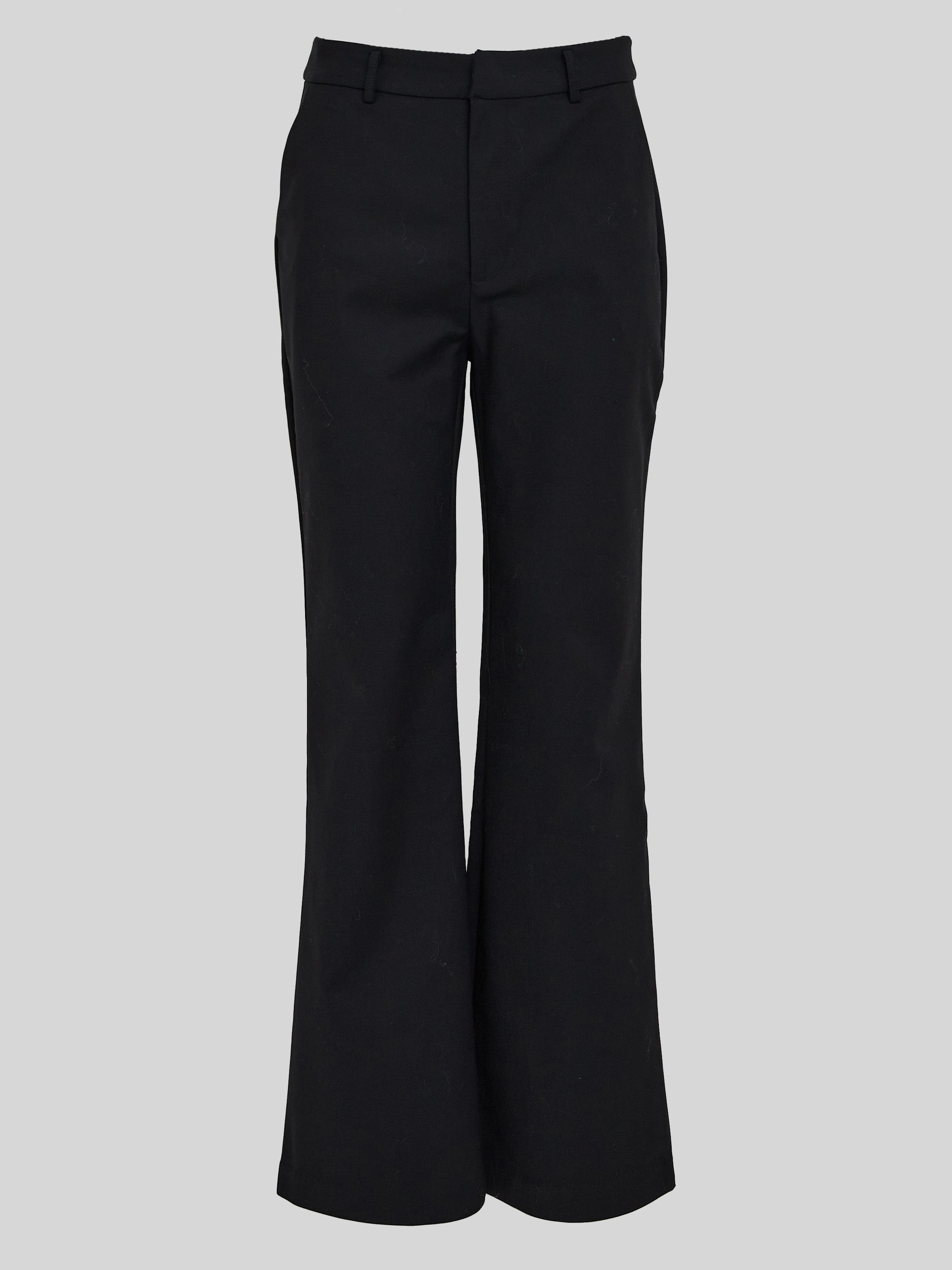 PC7361 -  Pernille Flared Trousers - Black Durable Wear Comfy Material