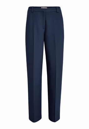 PC8122 Delia Straight Pant - Navy Peony SoftCottonBlend