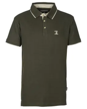 Refined Layer Percussion Embroidered Polo Shirt