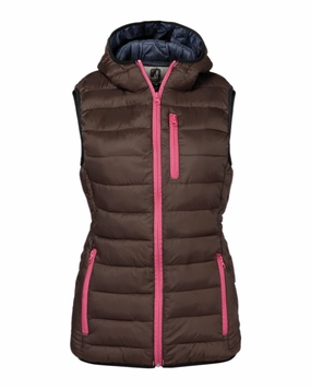 Percussion Ladies Trekking Quilted Gilet Anti Pilling Texture