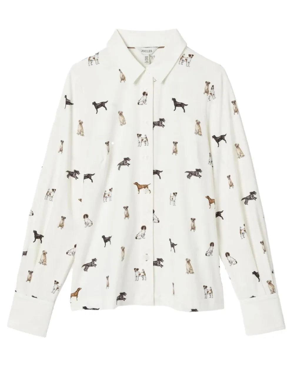 Joules Womens X Eleanor Tomlinson Jersey Shirt Anti Cling Fabric Stretchable Fabric