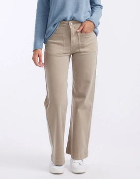 Bobbi 7/8 Denim Jeans - Elk Night Out Daily Wear Soft Sustainable