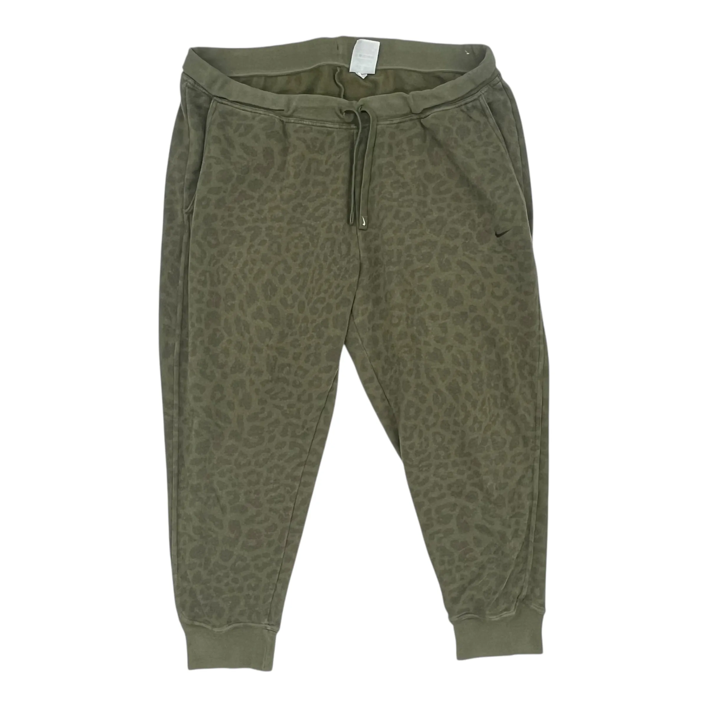 Comfort Design Athletic Pants By Nike Apparel In Green, Size:2X