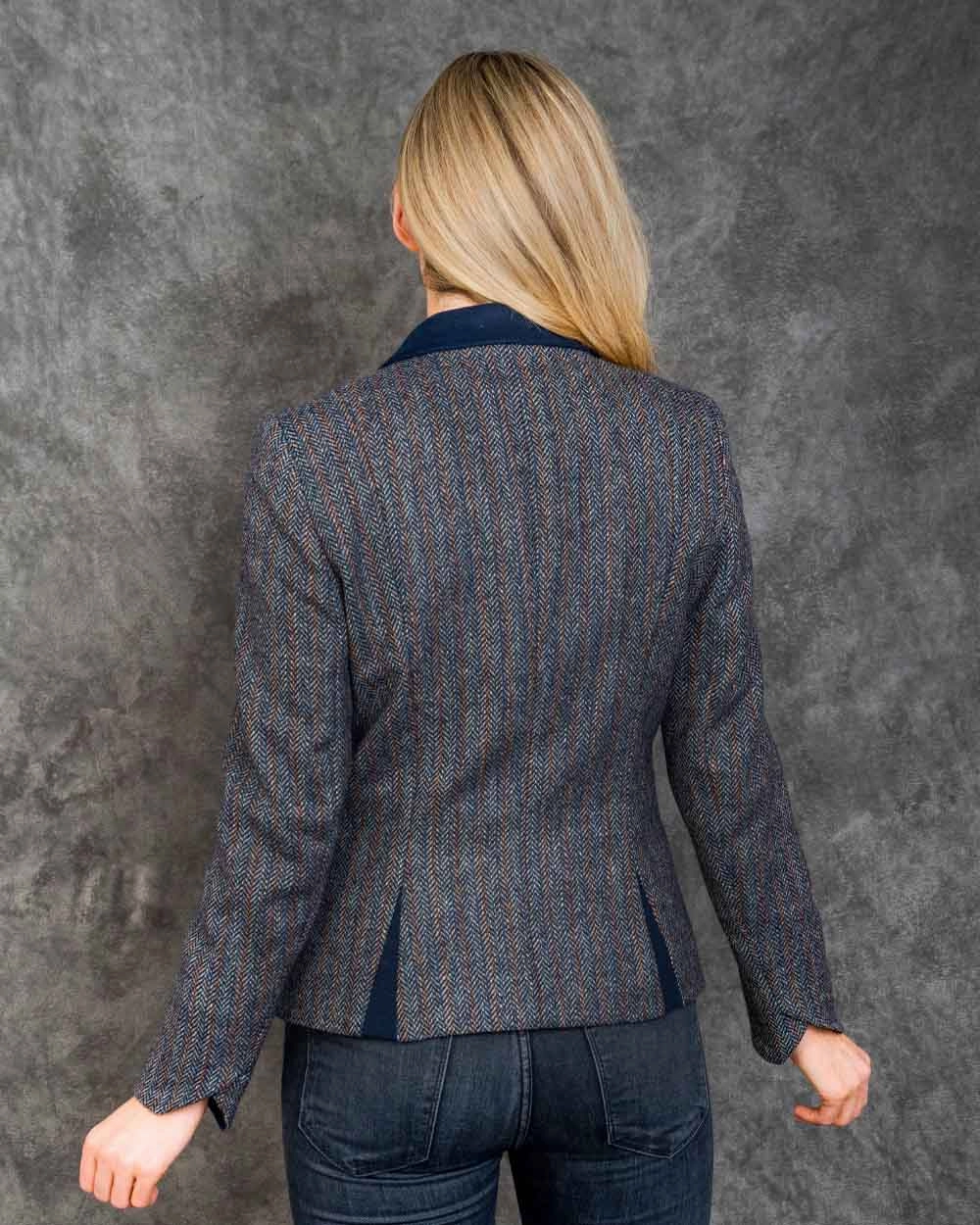 Reinforced Seam Durability Reversible Layer Jack Murphy Sasha Tweed Jacket