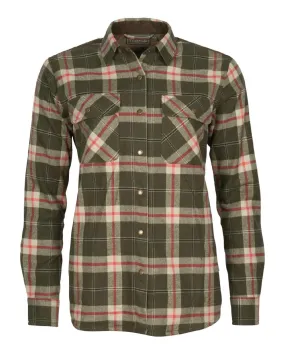 Pinewood Womens Douglas Shirt City Exploration Neutral Toned Stitching