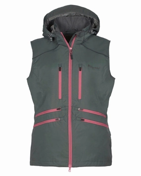 Pinewood Womens Dog Sports Windblocker Vest Quick Access Pockets Adjustable Hood Feature