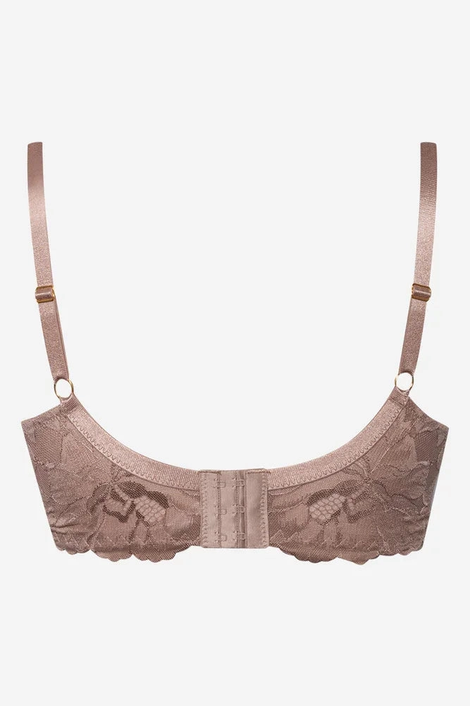 Plus Size 2 Pack Lace Balconette Bras Black And Natural Athletes in training Durable structure